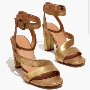 Madewell Liv Sandals-Gold